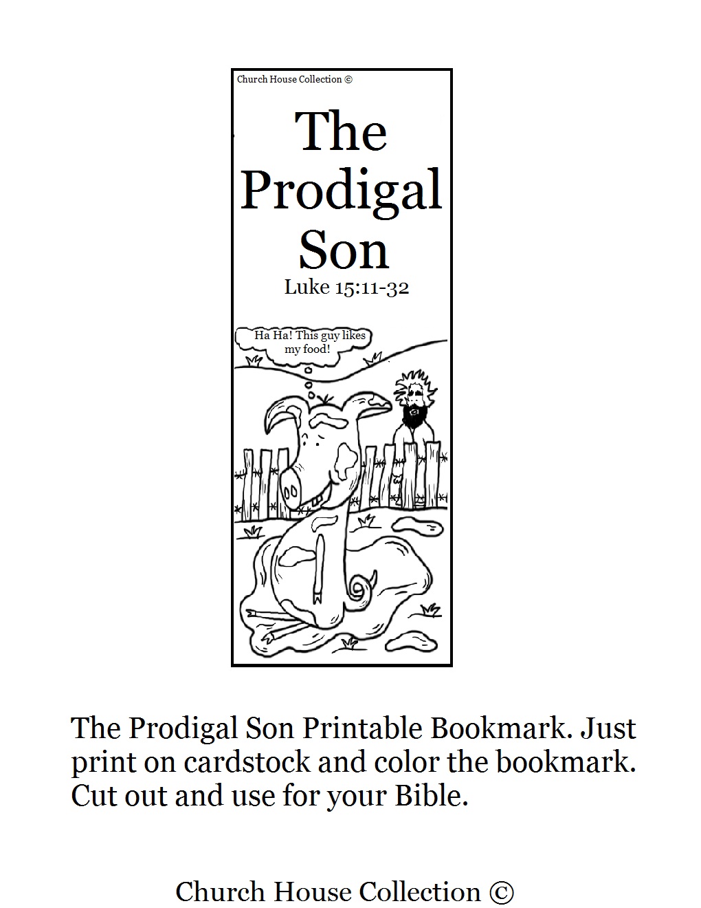 The Parable Of The Prodigal Son Bookmark